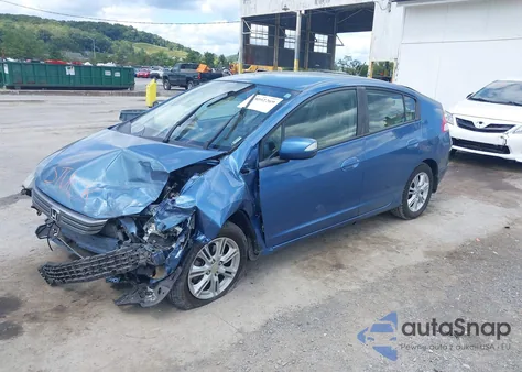 2010 Honda Insight Ex from USA, damaged, VIN JHMZE2H78AS024511